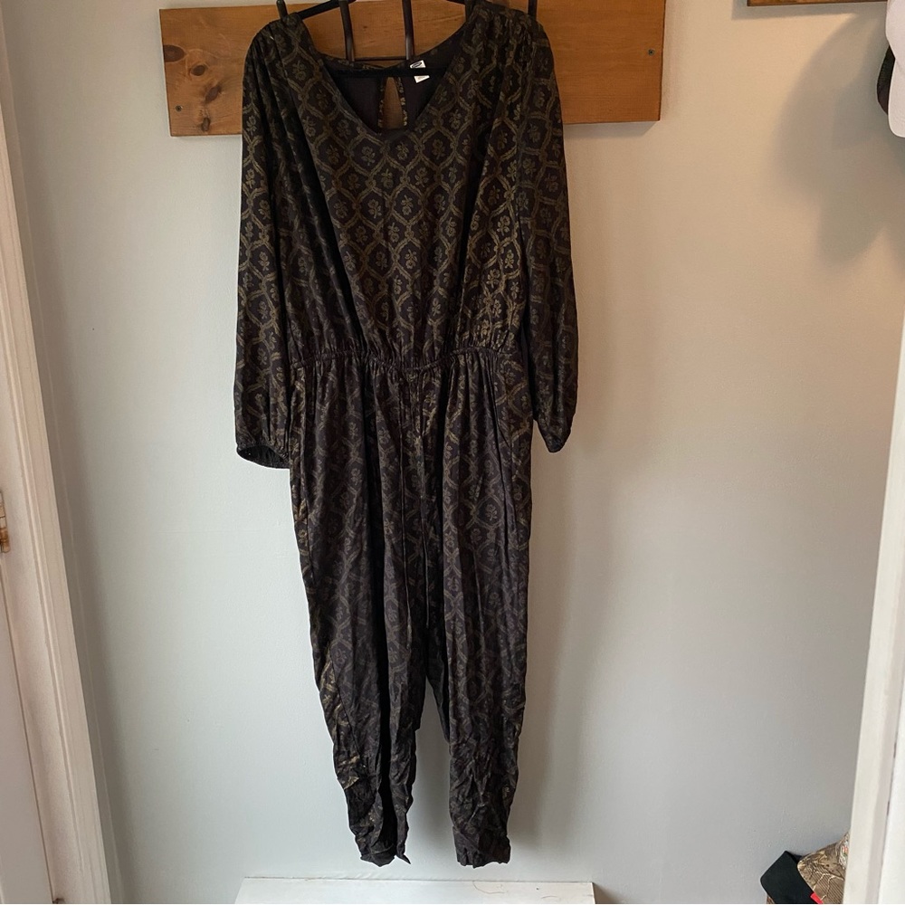 One piece cotton jumpsuit